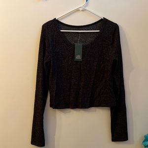 Wild Fable cropped extra soft long sleeve size M NWT